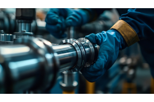 Hydraulic cylinders in factory