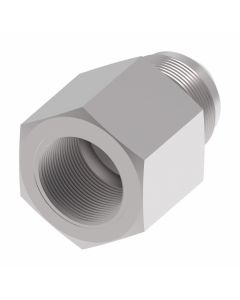 Steel Adapter, 1/4-18 Female NPT To 1/2-20 Male JIC 37 deg Flare, Straight