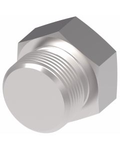 Steel Adapter, 1-1/16-12 Male JIC 37 deg Flare Hex Plug