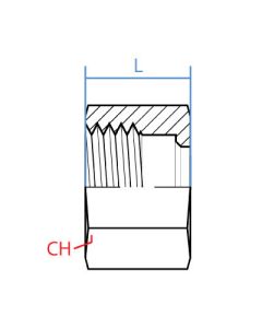 Metric Heavy Series Tube Nut