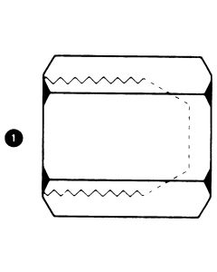 Steel Adapter, M18 x 1.5 Female Komatsu Cap