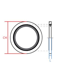 Bonded Seal For British Thread