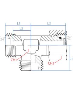 Din X F Din Swivel Run Tee