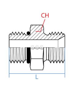 Male Sae O-Ring Boss-Male Bspp
