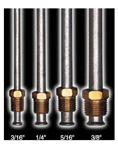 Steel Brake Line Assembly, Domestic Style, 3/16 x 60 Inch