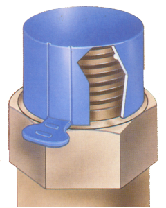 Polyethylene 3/4 NPT Protective Tear Cap For Pipe Threads