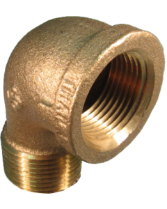 Brass Pipe Fitting, 2 Inch 90 deg Street Elbow
