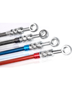 High Performance Stainless Steel Braided Brake Hose, No Jacket, 0.25 Inch OD, 0.13 Inch ID, Up To 3000.00 PSI