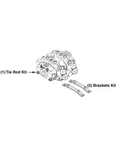 SDS150 Series Walvoil Tie Rod Kit For A Walvoil SDS150