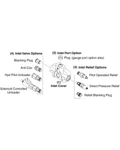 SD16 Series Walvoil Inlet Cover SD16 (FE SD16/AC(XG-