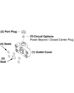 SD16 Series Walvoil OUTLET Cover For SD16 Series (FS