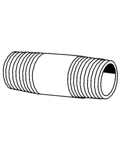 Schedule 40 Steel Pipe Nipple, 6-8 Male NPT,  Inch Long