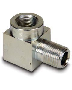 High Pressure Fitting, Street Elbow, 10,000 psi Maximum Operating Pressure, Connection from 3/8" NPTF Male to 3/8" NPTF Male
