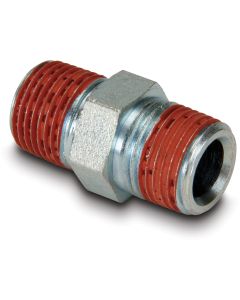 High Pressure Fitting, Hex Nipple, 10,000 psi Maximum Operating Pressure, Connection from 3/8" NPTF Male to 3/8" NPTF Male