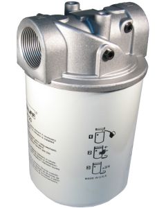 SSF120/160 Series Spin-On Suction / Return Filter, 1-1/4 NPT Ports, 6.63 inch 25 Micron Nominal Paper Element, 15.00 PSI Bypass Spring