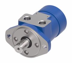 H Series Geroter Motor, 9.70 cu in/rev, 2 Bolt Mounting Flange, 1 in. Straight Keyed Shaft, 1/2 NPT Ports, Compact yet powerful|Extended bearing life|Increased shaft seal