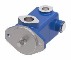 V10F Series Vane Pump, 04 Ring Size, 9 Tooth SAE A Splined Shaft, Outlet Opposite inlet (A), CW Rotation