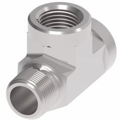 Steel Adapter, 3/4-14 Male NPT Branch To 3/4-14 Female NPT Run, Tee