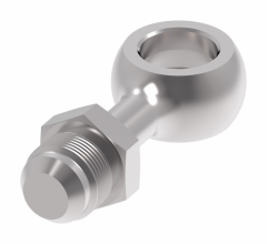 Steel Brake System Adapter, -03 Male JIC 37 deg Flare To 10mm Metric Banjo, Straight