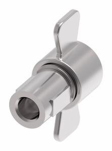 5100 Series Low Spill Connect Under Pressure Quick Disconnect, Female Half, -24 Coupling, 1-1/2-11-1/2 Female Pipe