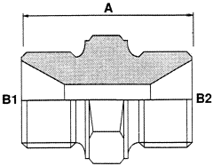 Steel Adapters, Male BSPP (British Parallel) To Male BSPP (British Parallel), Straight