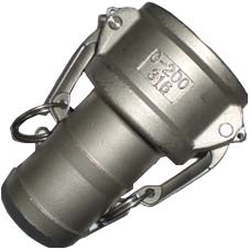 Stainless Steel Cam & Groove Couplers, Female Half, Hose Shank