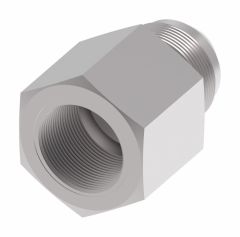 Steel Adapter, 13/16-16 Male O-Ring Face Seal To 1-14 Female O-Ring Face Seal, Straight