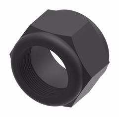 Steel JIC 37 deg Flare Cap, 1-5/8-12 Thread