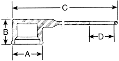 FF Series Flush Face Hydraulic Tool Quick Disconnects Dust Caps, Male Half