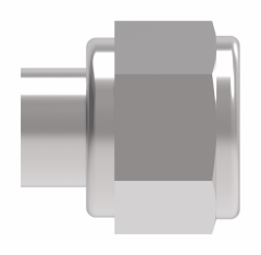 Blue Anodized Aluminum Adapter (AN 929), -16 Female JIC 37 deg Flare Cap