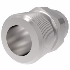 Nickel Plated Aluminum Adapter, -08 Male JIC 37 deg Flare To 1/2 Inch Male NPT, Straight