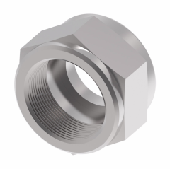 Blue Anodized Aluminum Tube Fitting (AN 818), -08 JIC 37 deg Flare Nut