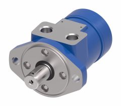 H Series Geroter Motor, 7.30 cu in/rev, 2 Bolt Mounting Flange, 1 in. Straight Keyed Shaft, 1/2 NPT Ports, Compact yet powerful|Extended bearing life|Increased shaft seal