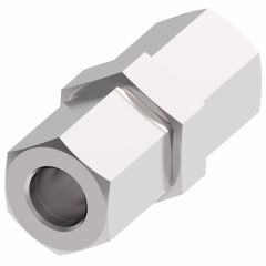 Brass Compression Fitting For Plastic, Copper, & Aluminum Tubing, 0.63 Inch Tube OD Union