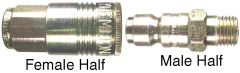 P Style 3/8 Inch Air Couplers