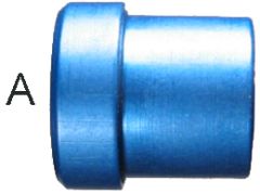 Blue Anodized Aluminum (AN 819) JIC 37 deg Flare Sleeves