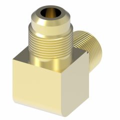 DANFOSS / EATON BRASS 90 1/8 MALE NPT X -3 MALE 45 DEGREE FLARE