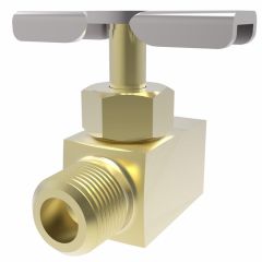 Danfoss / Eaton Weatherhead 6820 Male to Female Pipe Needle Valve Brass