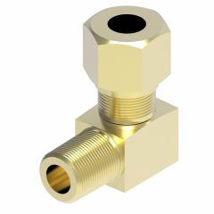 Danfoss / Eaton Weatherhead 691X6X2 90° Male Elbow Male 9/16-24 Line/Hose/Tube Male 1/8-27 PTF SAE Short Brass
