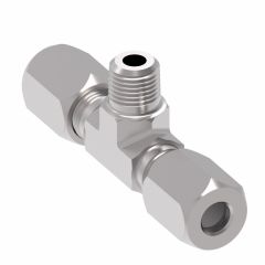 Danfoss / Eaton Weatherhead 7605X4X4X4 Male Branch Tee Line/Hose/Tube Line/Hose/Tube 1/4-18 MPT Carbon steel