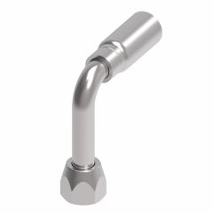 Danfoss / Eaton Synflex 90306-0855L0-0 Fem JIC/SAE 37° Swvl 90° Long Drop Steel 0.375 IN Compatible Hose ID 3/4 - 16 IN JIC 37 Female