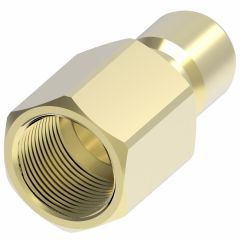 Danfoss / Eaton Hansen and Gromelle B2T16 Plug Brass 1/4-18 IN NPTF Female 1/4 IN Body Size