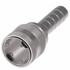 Danfoss / Eaton Hansen and Gromelle LL3S22 Cplng,STSERIES Stainless Steel Barb Male 3/8 IN Body Size