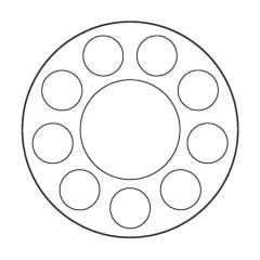 Danfoss / Eaton Plate SLIPPER RETAINER