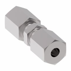 Steel Metric Flareless Fitting, 18.00 mm L Series Union