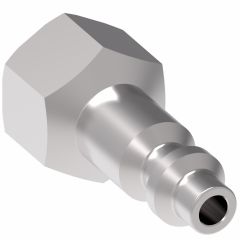 1000/400/500 Series MIL-C-4109 Industrial Interchange Air Quick Disconnect, Male Half, -04 Coupling, 1/4-18 Female NPT