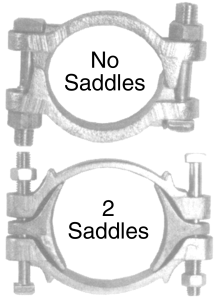 Malleable Iron Double Bolt Clamps