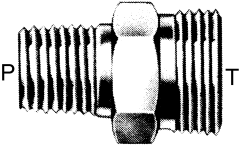 Steel Reusable Air Brake Adapters, Male NPT To Male USF Swivel, Straight