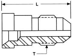 Stainless Steel Adapters, Female JIC 37 deg Flare To Male JIC 37 deg Flare, Straight Reducer