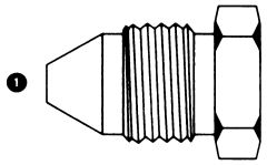 Steel Adapter, M18 x 1.5 Male Komatsu Plug